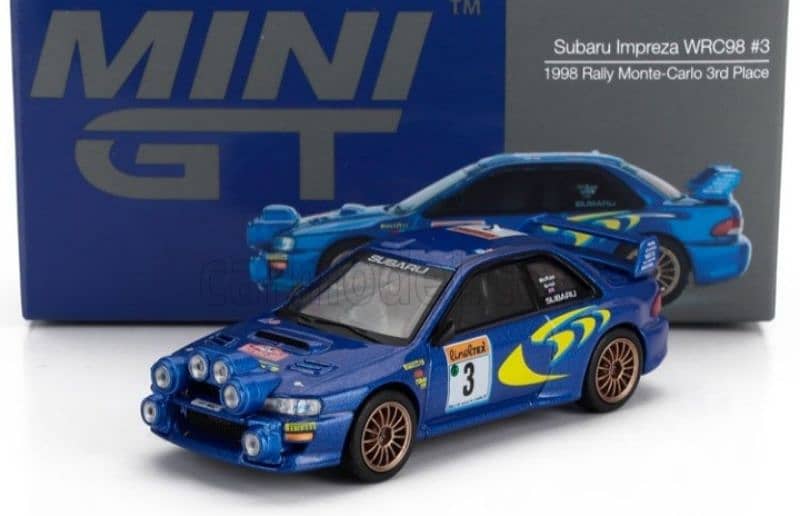 Subaru Impreza McRae (Monte Carlo 1998) diecast car model 1;64 0