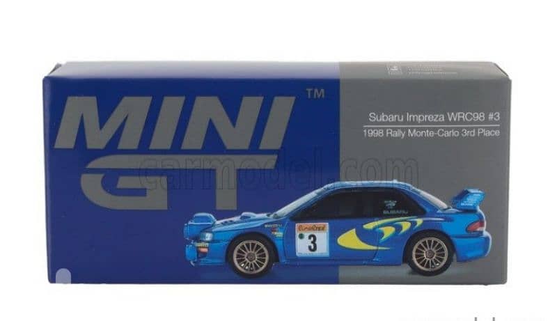 Subaru Impreza McRae (Monte Carlo 1998) diecast car model 1;64 3