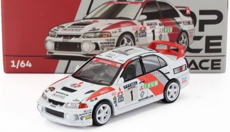 Mitsubishi Evo IV Makinen(Catalunya 1997) diecast car model 1;64 0
