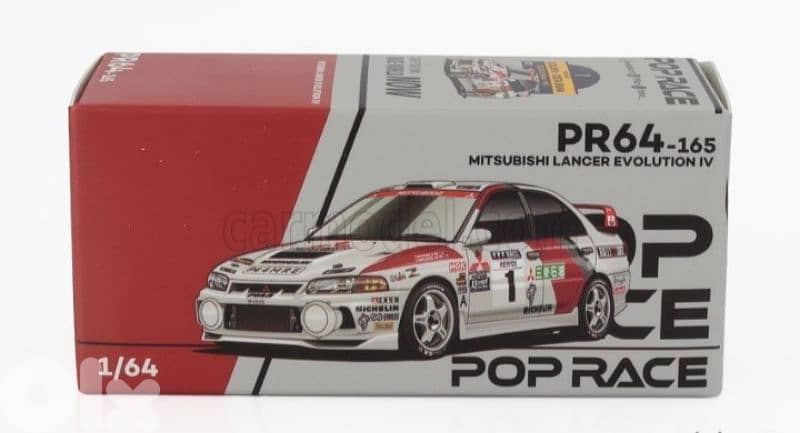 Mitsubishi Evo IV Makinen(Catalunya 1997) diecast car model 1;64 3