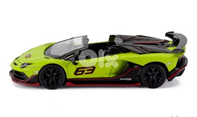 Lamborghini Aventador SVJ Roadster 2022 diecast car model 1;64. 1