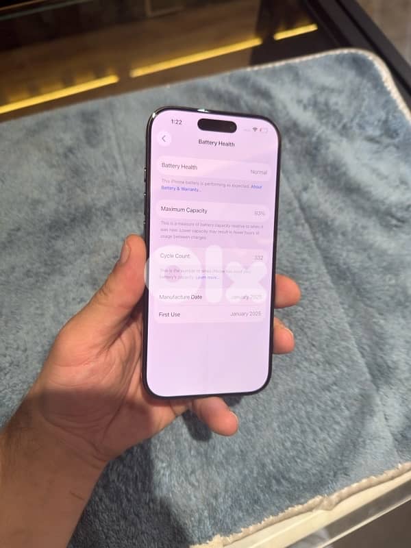 USED IPHONE 16 PRO 256 GB BLACK 6
