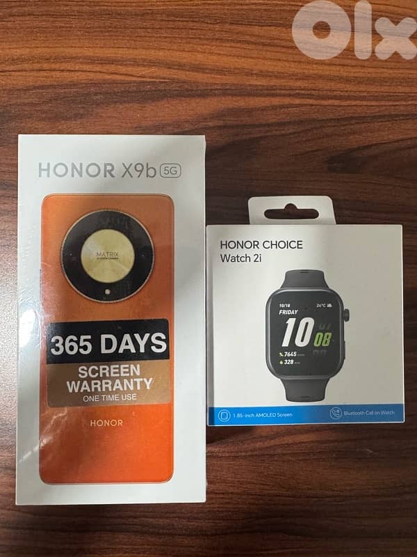 honor x9b 5g with honor watch 0