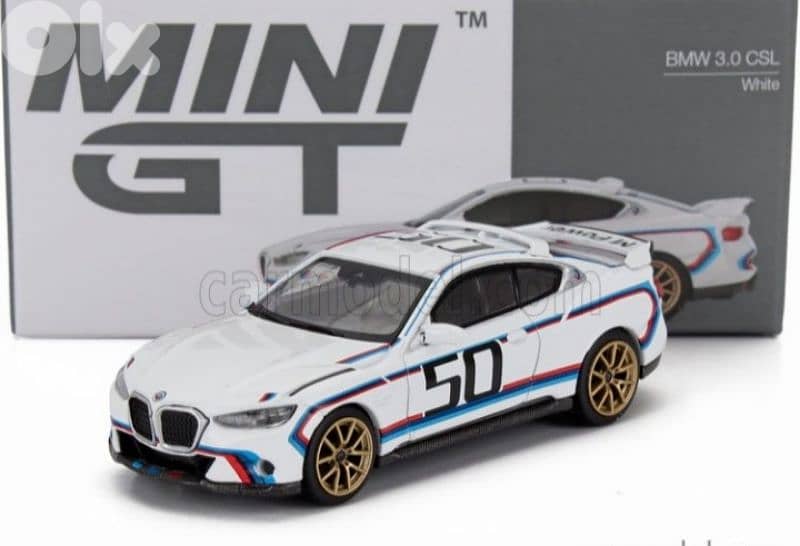 BMW 3.0 CSL 2023 diecast car model 1;64. 0