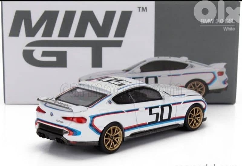 BMW 3.0 CSL 2023 diecast car model 1;64. 2