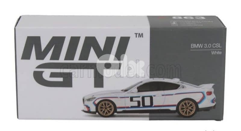 BMW 3.0 CSL 2023 diecast car model 1;64. 3