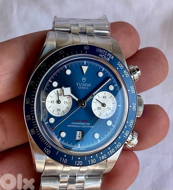 New TUDOR Black Bay Chronograph, Blue Dial, 41mm, Men's Watch 9