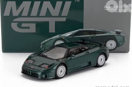 Bugatti EB110 GT 1995 diecast car model 1;64.