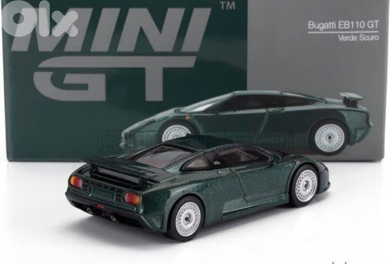 Bugatti EB110 GT 1995 diecast car model 1;64. 2