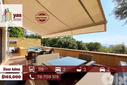 Jiwar Adma 115m2 | 45m2 Terrace | Gated Community | Calm | IV/RA