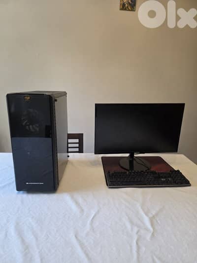 Gaming pc + samsung montior 60HZ