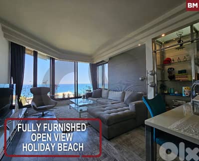 fully furnished open view Holiday beach , ZOUK MOSBEH REF#BM126808