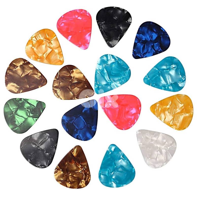 Abstract Art Celluloid Guitar Picks 0