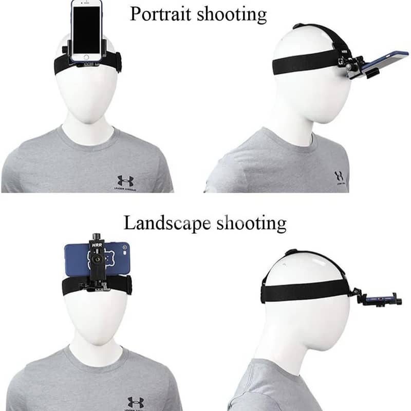 Head-Mounted Phone Holder Capture Your Music Performances Hands-Free 0