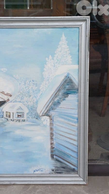 لوحة رسم زيتي اوروبية 3