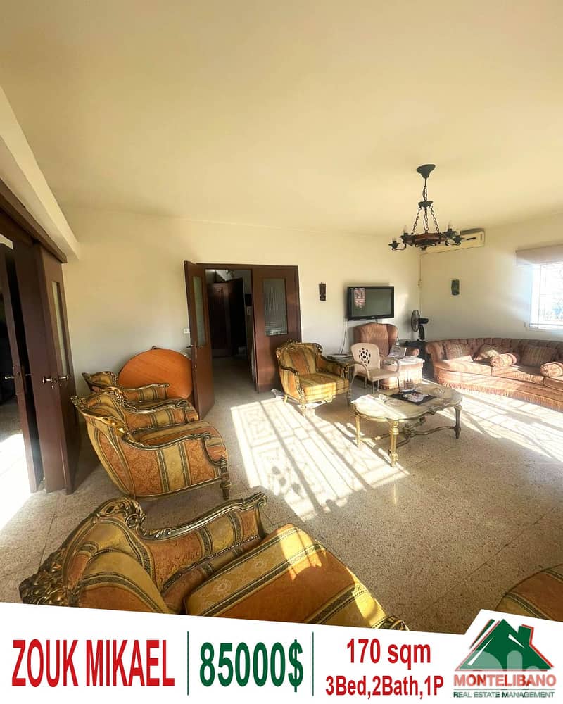 170 sqm Apartment For Sale in Zouk Mikael (زوق مكايل) 0