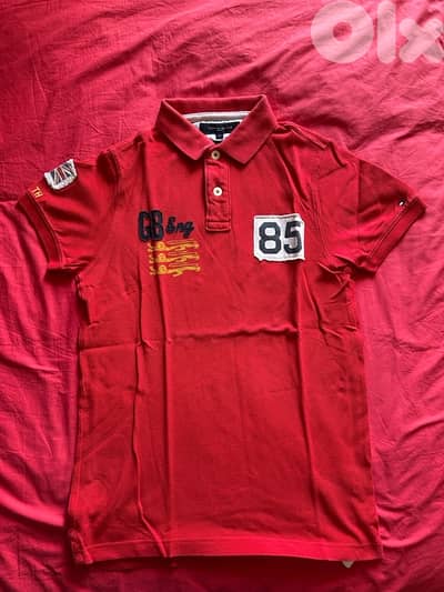 Polo Tommy Hilfiger, Size S, Color Red