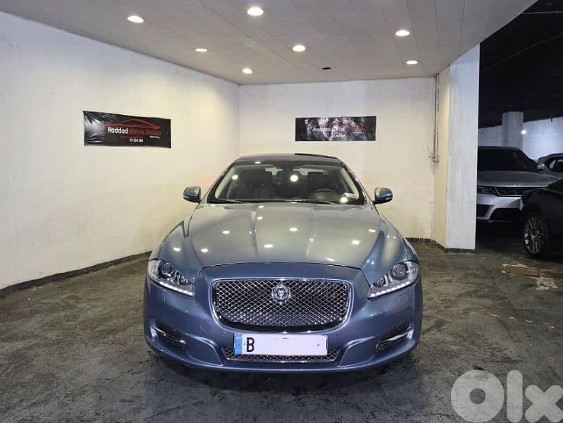 2013 Jaguar XJ-L V6 Supercharged Company Source & Maintenance Like New 0