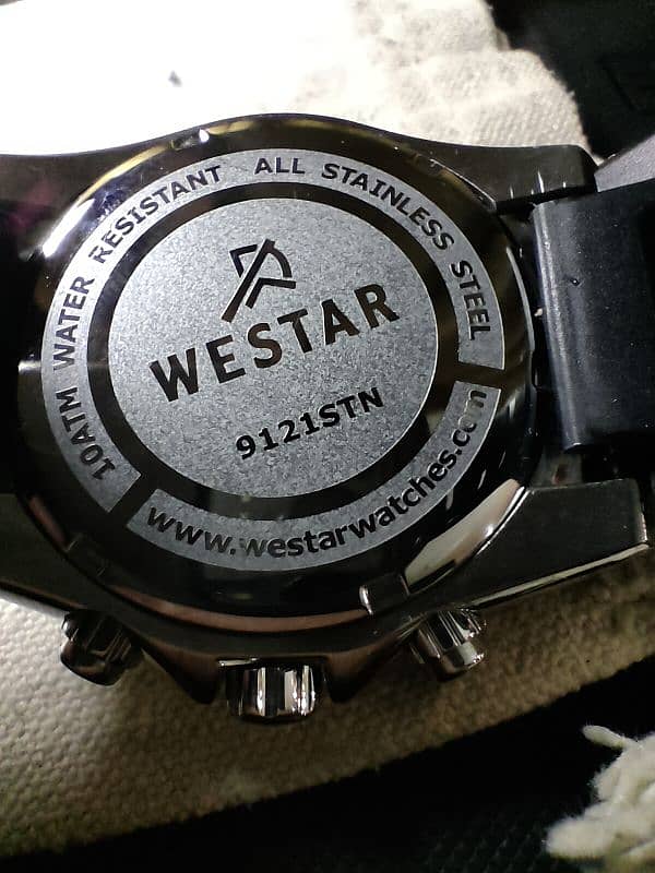 Westar cronograph dual time 9121STN 3