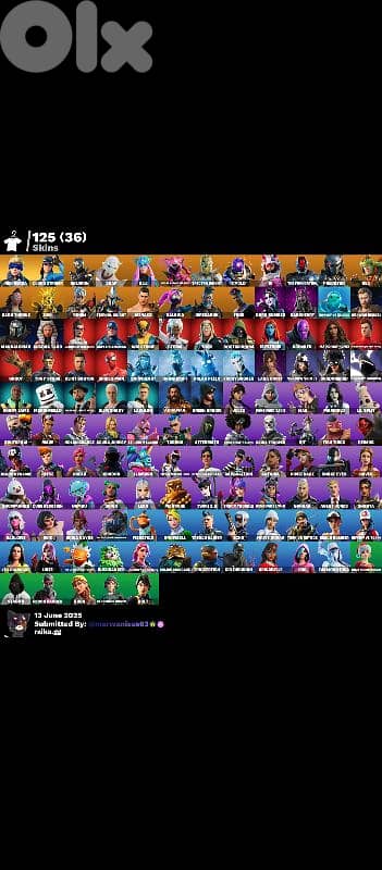 Fortnite account 40$
