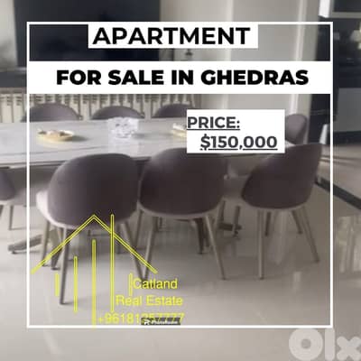 3 bedroom Apartment for sale in Ghedras 150m2 price 150,000$