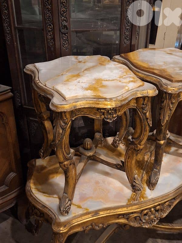 set of 3 marble tables 3