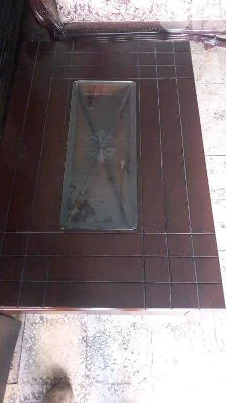 طقم كنبايات شغل توصاية خشب زان خمس قطع وطاولة 8