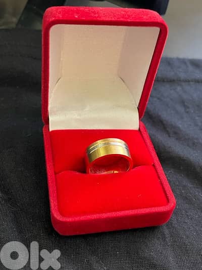 New Gold 18 K italy Ring 8,67 Grams