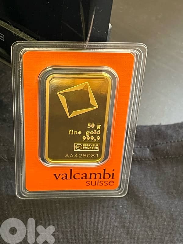 Gold Valvcambi Suisse Ounse 50 Grams 0