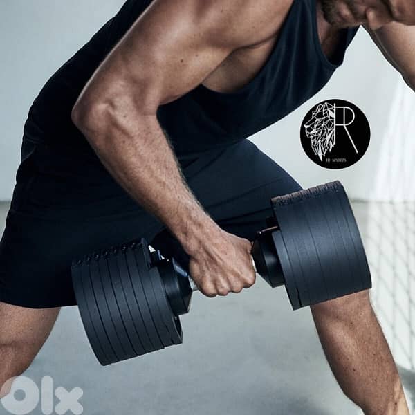 (Price per kg) Pair Of Adjustable Dumbbells New Model 40kg Each 0