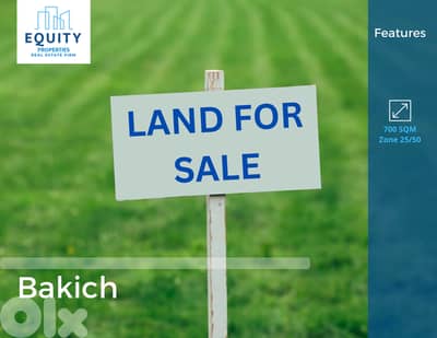 700 SQM Land For Sale In Bakich أرض للبيع #CK2124174
