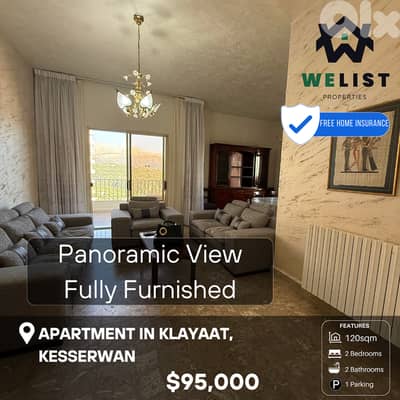 Apartment for sale in Klayaat شقة للبيع في منطقة القليعات