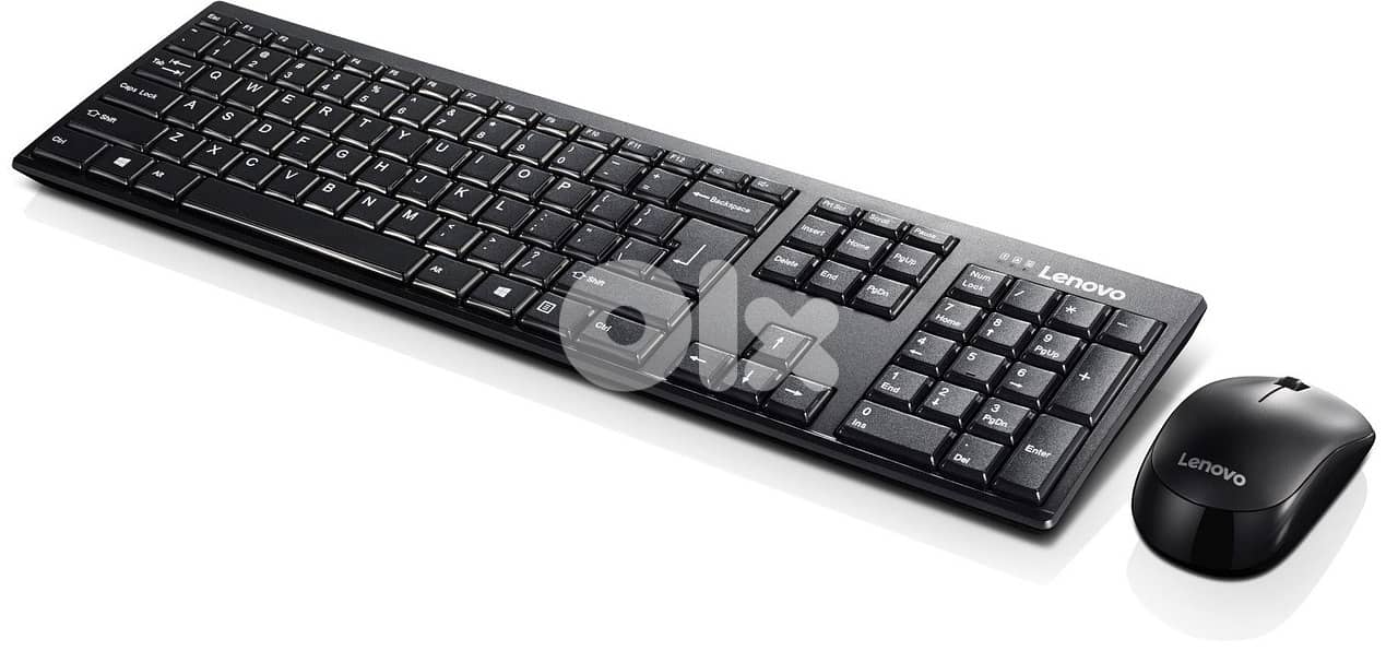 Lenovo 100 Wireless Desktop Keyboard + Optical Mouse Combo 0
