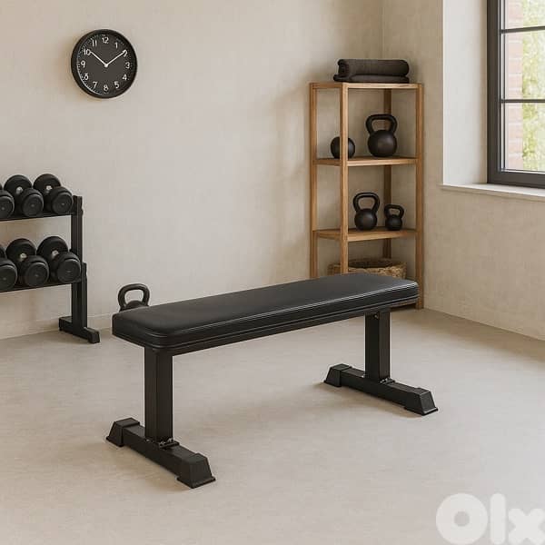 BODYFIT Flat Bench Gym Fitness Multi Function Chest Press 2