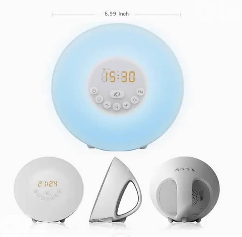 Wakeup Light Alarm& Nature Sounds, Radio, 7 Colour-Changing/4$delivery 0