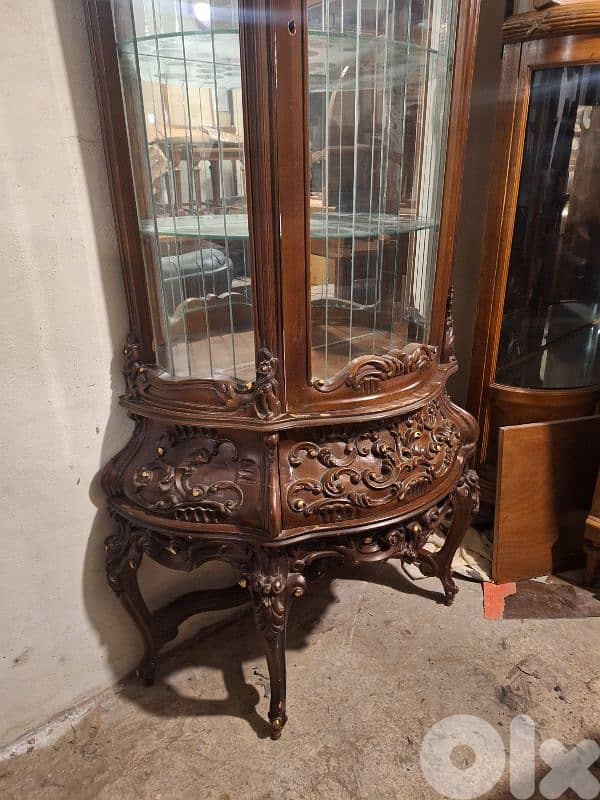 فيترين مميزة خشب زين رائعة جدا سعر لقطة vitrine 1