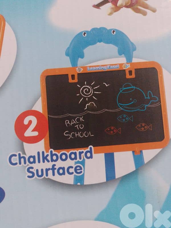 3 in 1 board with magnetic letters 2