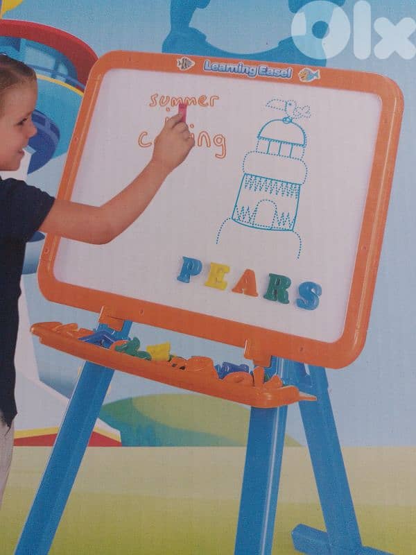 3 in 1 board with magnetic letters 4