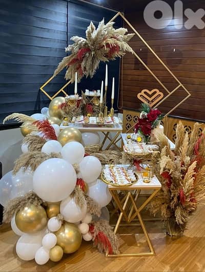losange gold backdrop metallic