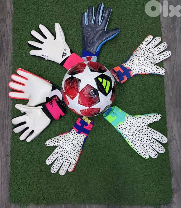 football and gloves shoes original nike w adidas w puma كفوف كرة قدم 2