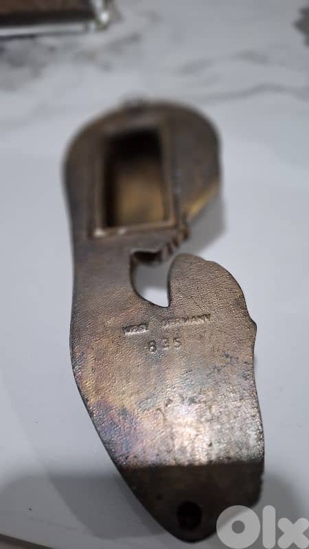 Rare Silver 835 Praying Virgin Mary Figural Plaque – West Germany 1