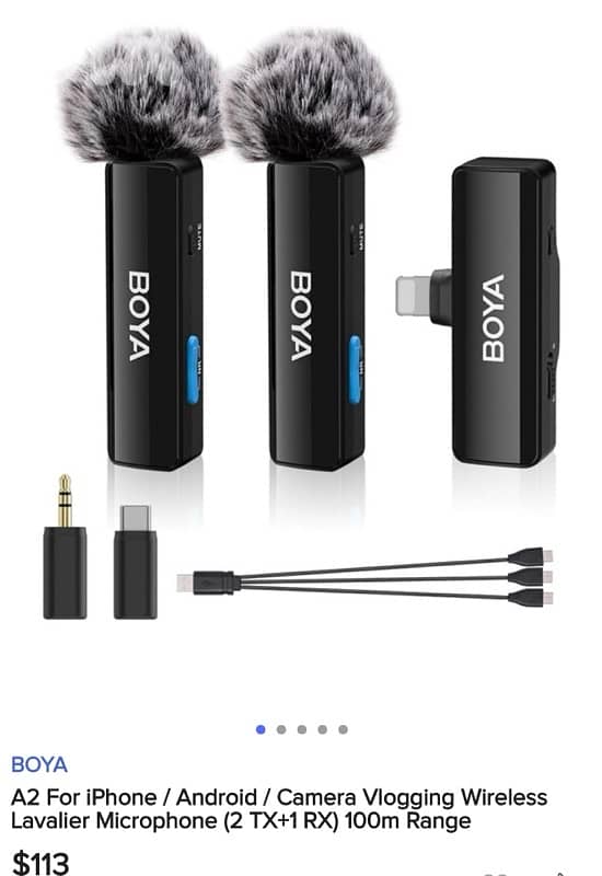 all in one professional microphone (type c)(lightning)(aux) 0