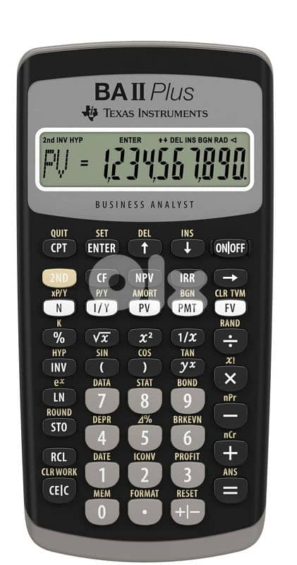 calculator texas instruments BA2 plus 0
