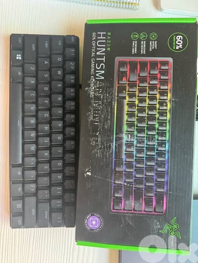 RAZER HUNTSMAN MINI + HYPERX PULSEFIRE HASTE