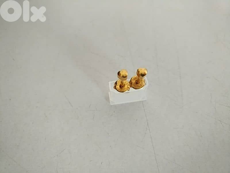 Golden tone earrings - Not Negotiable 0