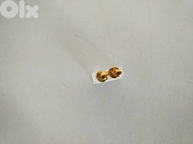 Golden tone earrings - Not Negotiable 3