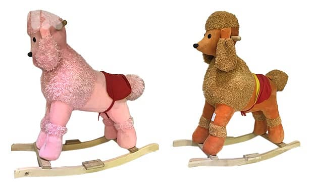 Poodle Dog Baby Rocker 50 x 70 cm - هزاز للأطفال بشكل كلب بودل 0