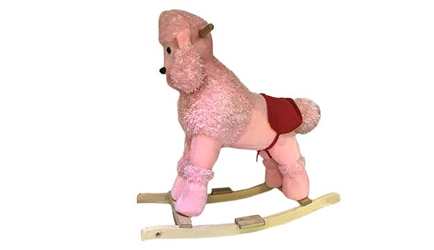 Poodle Dog Baby Rocker 50 x 70 cm - هزاز للأطفال بشكل كلب بودل 1