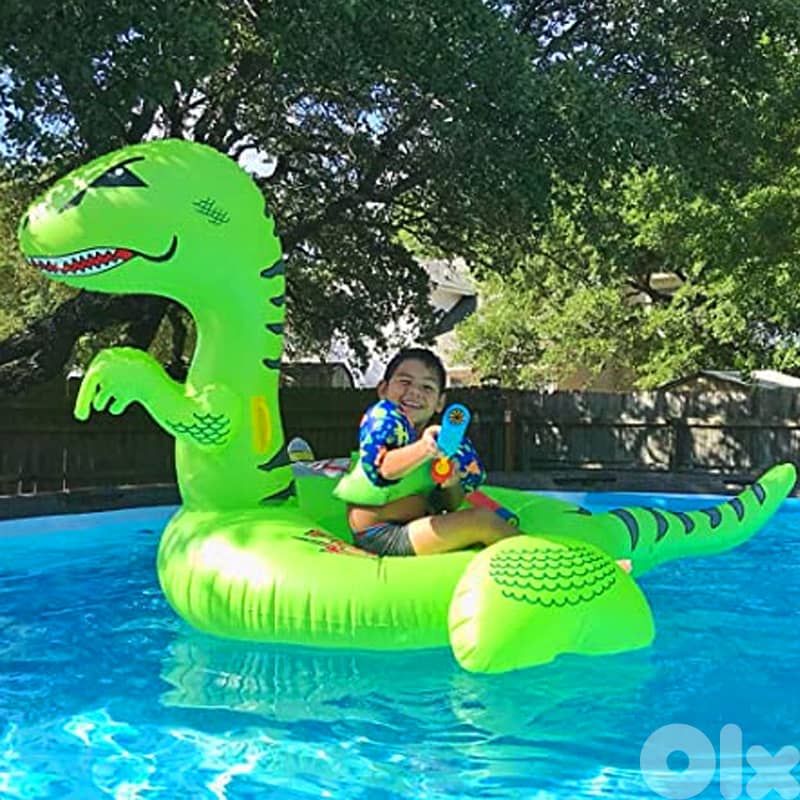 Sainteve Inflatable T-Rex Giant Ride-On 240 cm - ديناصور منفوخ للركوب 1