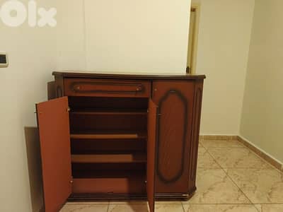 Wooden Shoe Cabinet in Good Condition